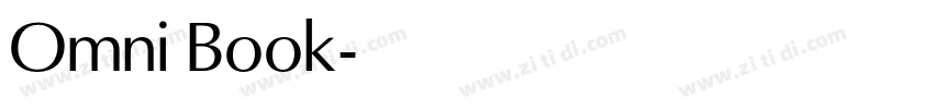 Omni Book字体转换